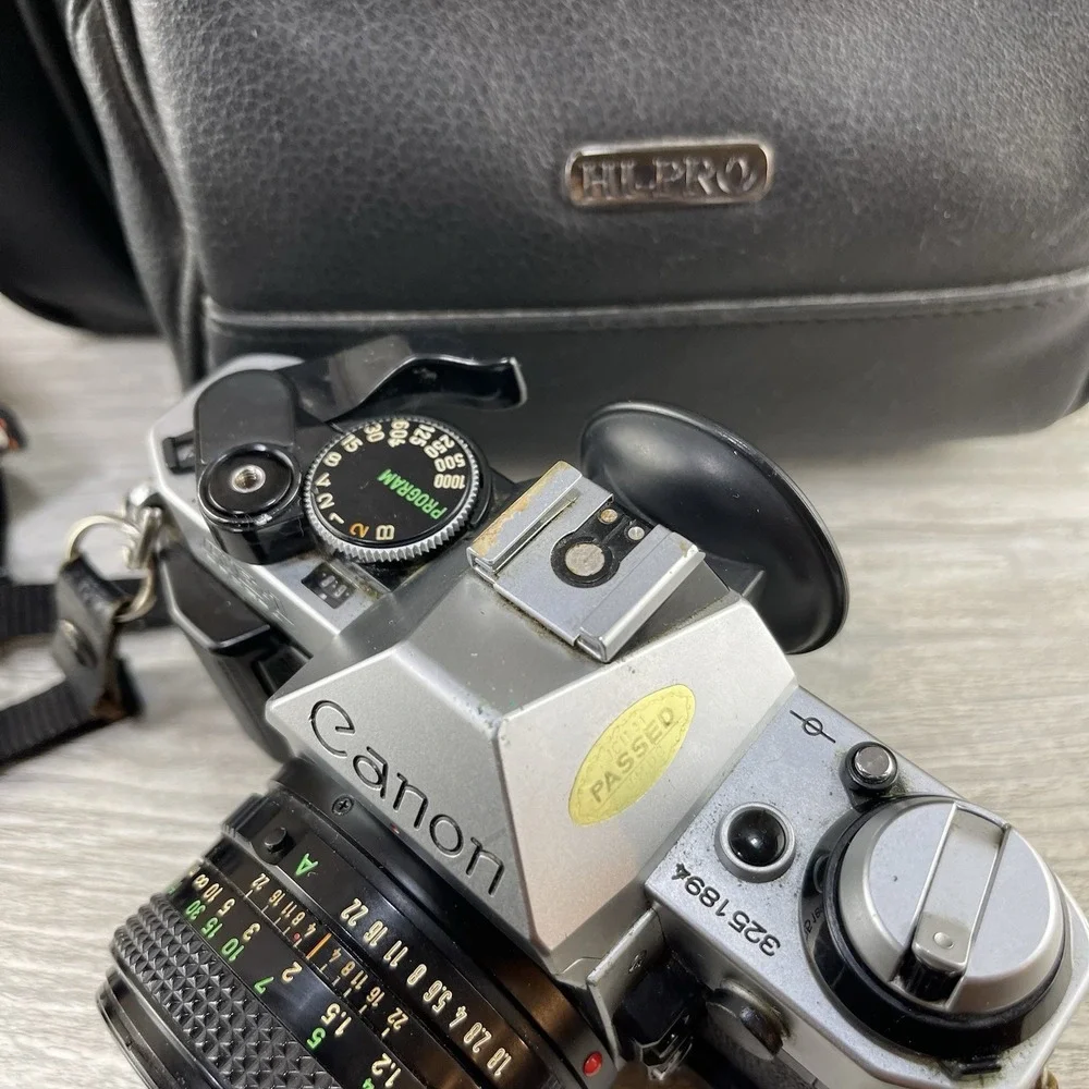 Canon AE-1 35mm SLR Film Camera w/ 50mm f/1.4 FD Lens